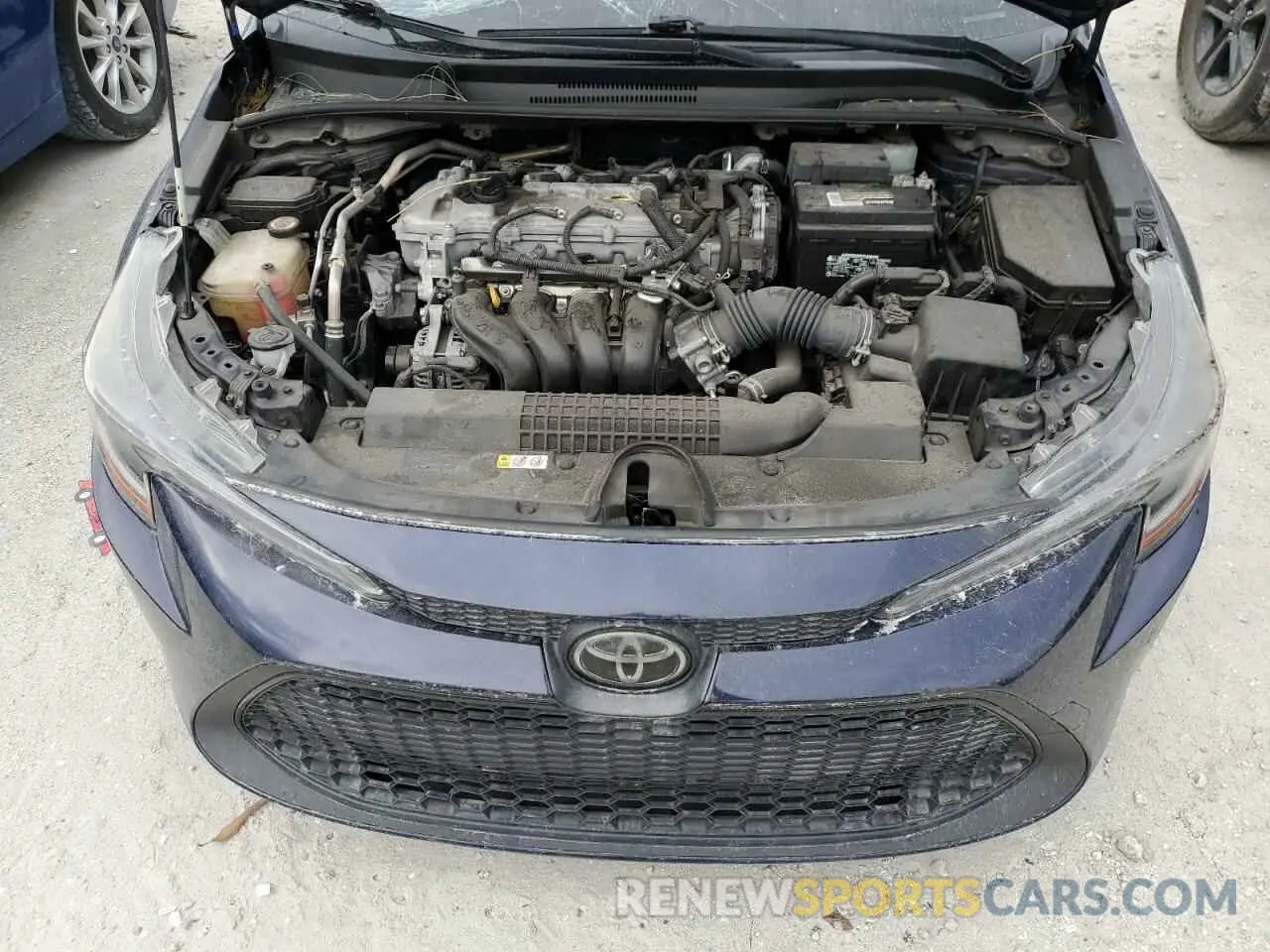 11 fotografías del automóvil dañado JTDEPRAE6LJ050139 TOYOTA COROLLA 2020