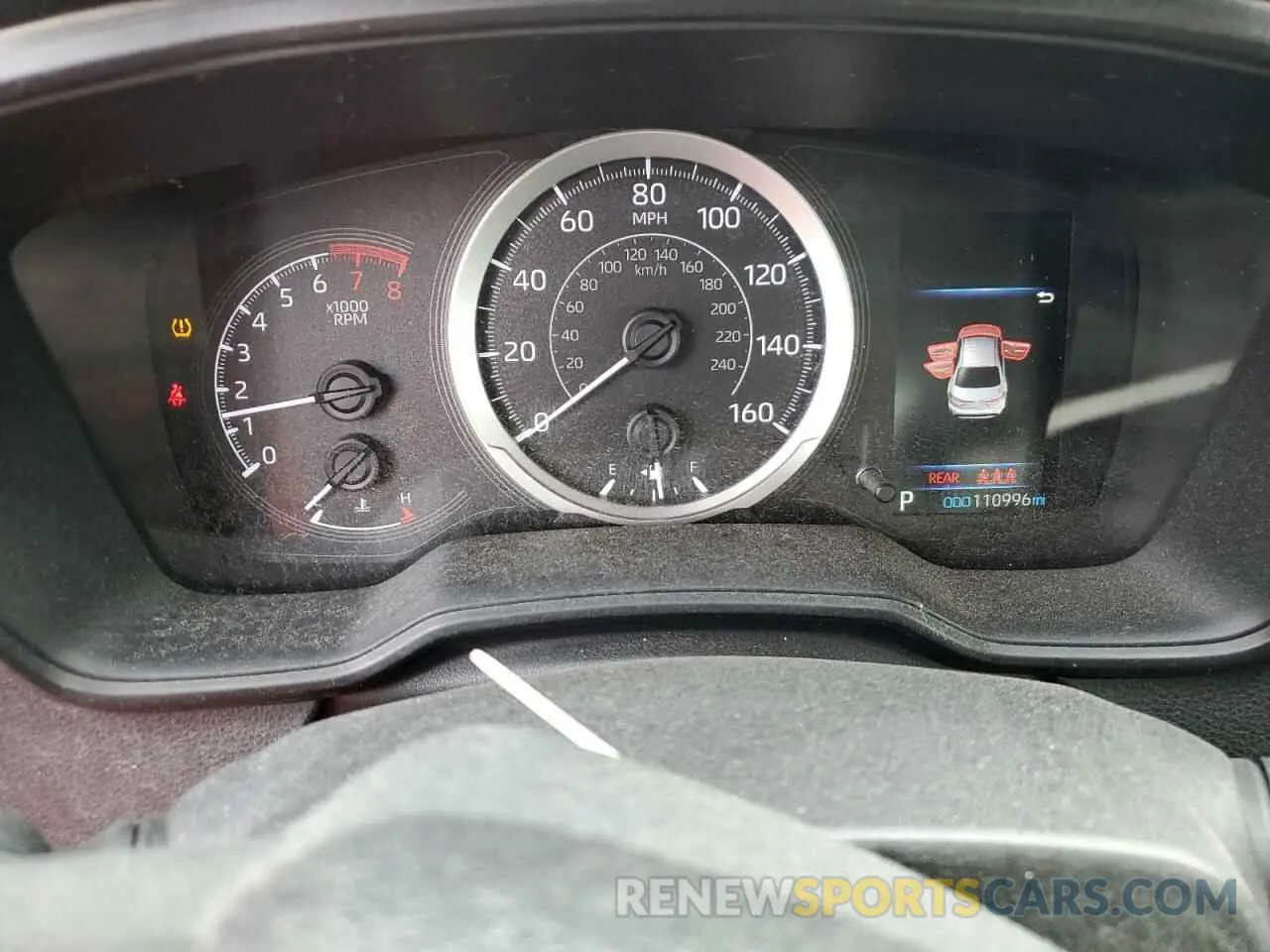 9 fotografías del automóvil dañado JTDEPRAE6LJ050139 TOYOTA COROLLA 2020