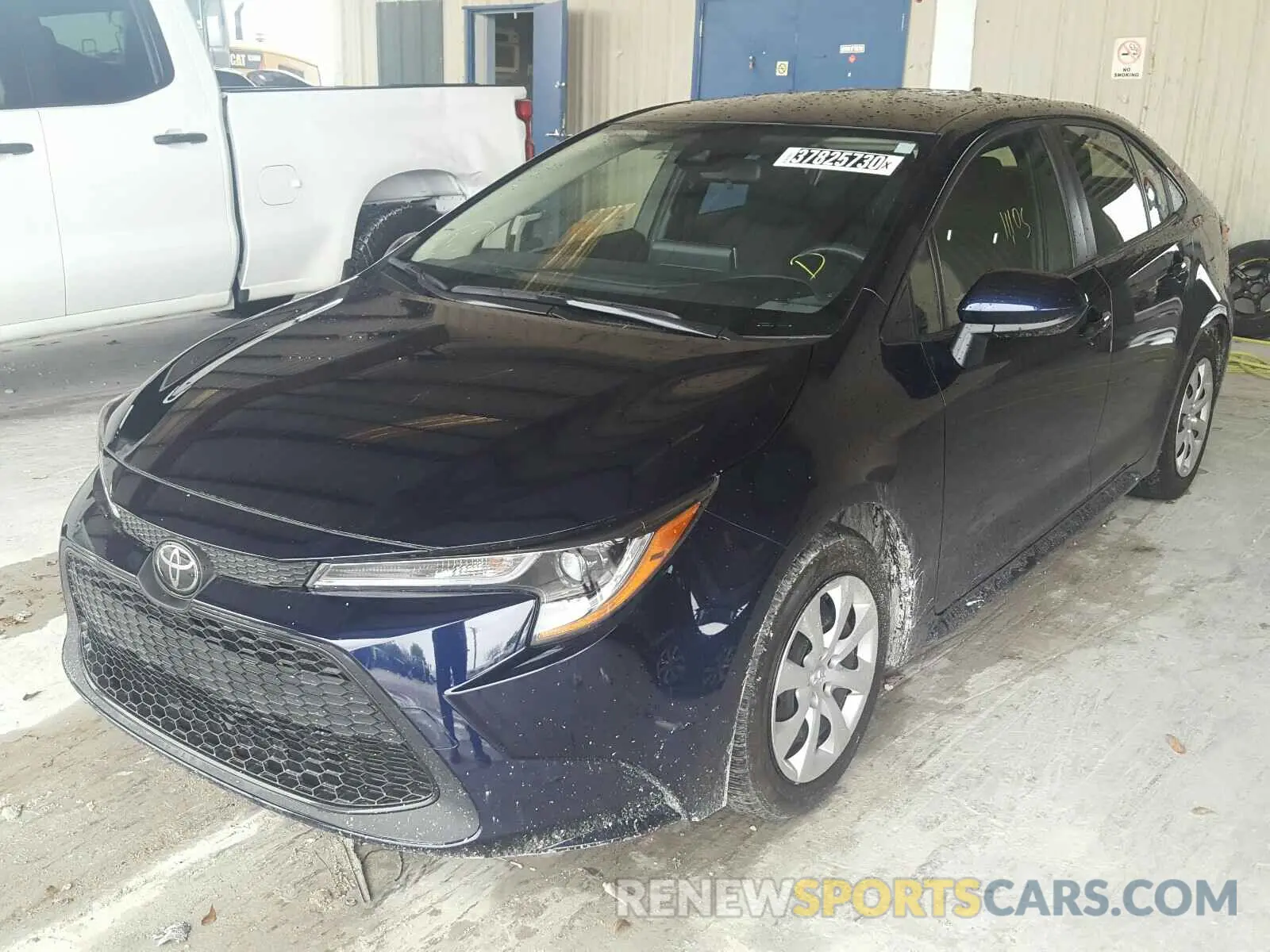 2 fotografías del automóvil dañado JTDEPRAE6LJ055664 TOYOTA COROLLA 2020