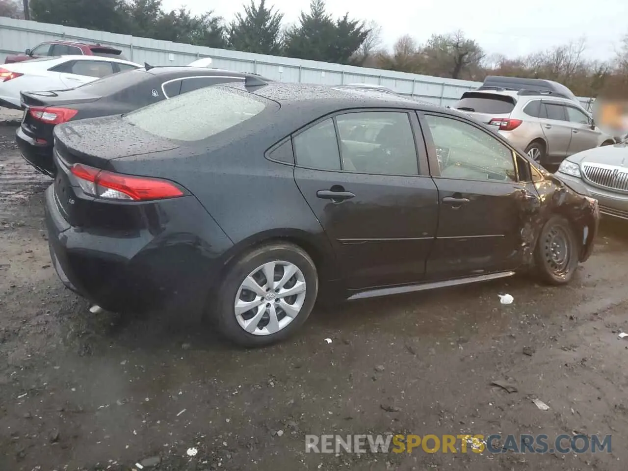 3 fotografías del automóvil dañado JTDEPRAE6LJ056412 TOYOTA COROLLA 2020
