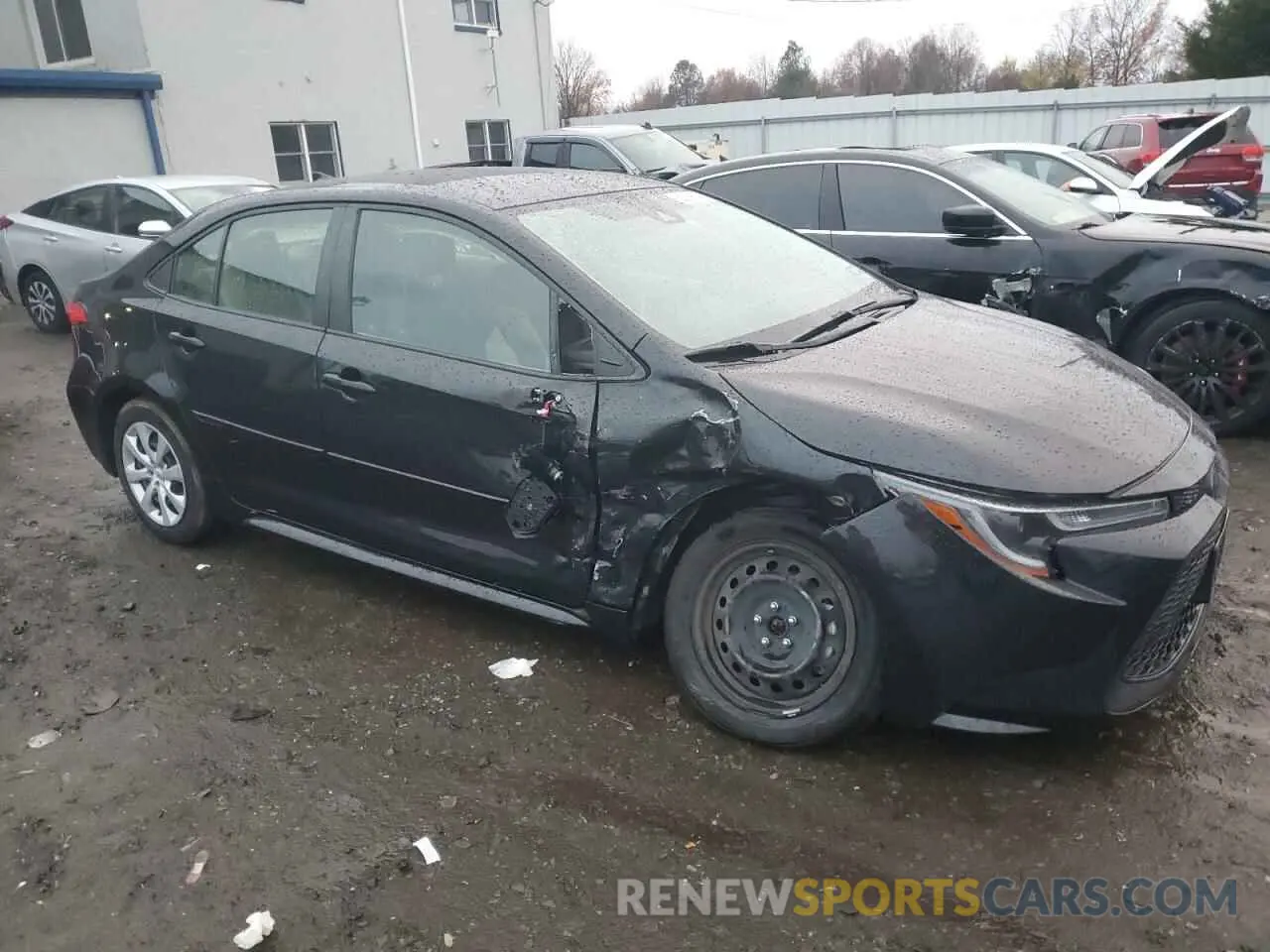 4 fotografías del automóvil dañado JTDEPRAE6LJ056412 TOYOTA COROLLA 2020