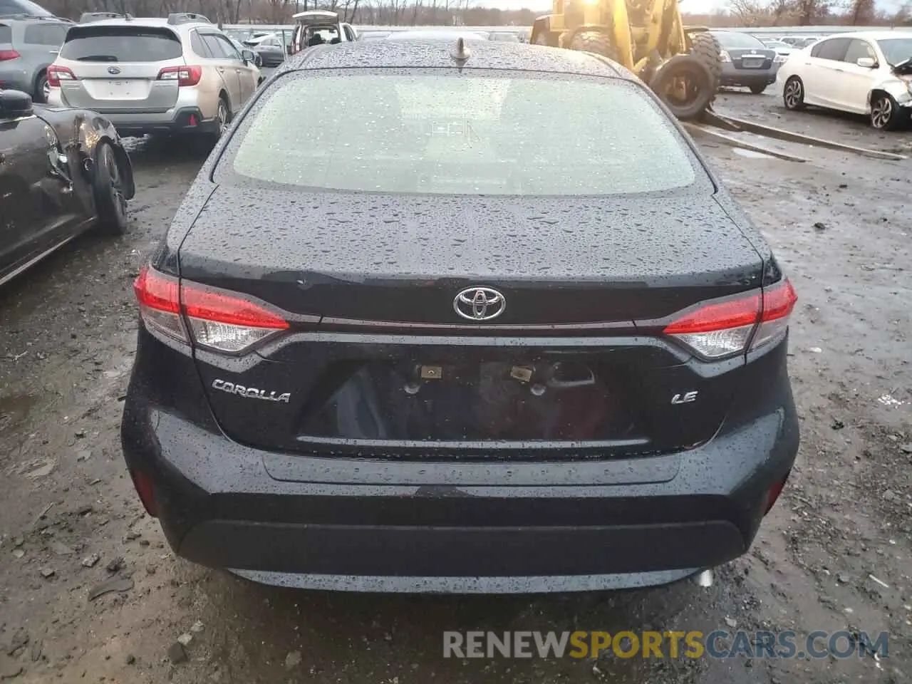 6 fotografías del automóvil dañado JTDEPRAE6LJ056412 TOYOTA COROLLA 2020