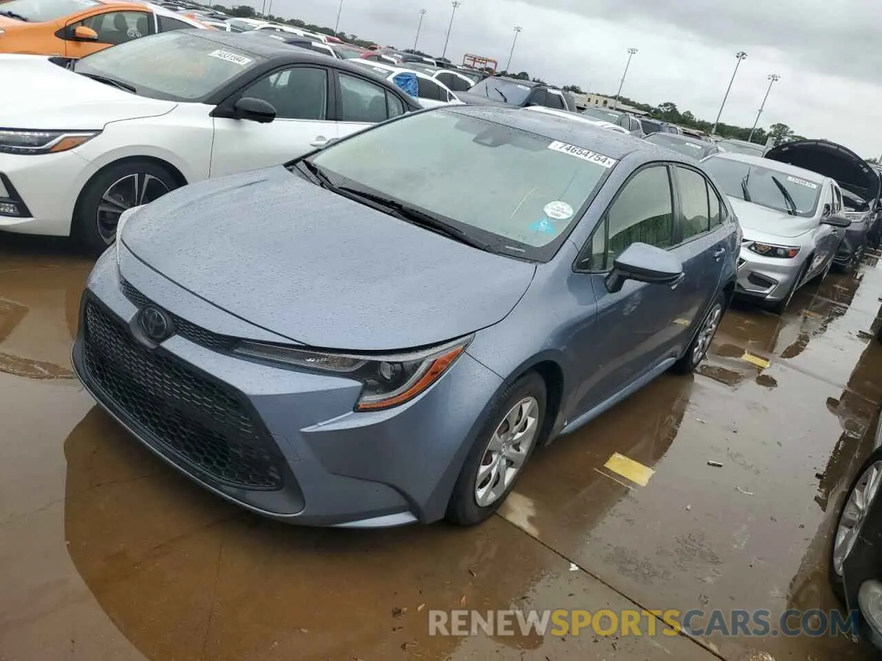 1 fotografías del automóvil dañado JTDEPRAE6LJ056524 TOYOTA COROLLA 2020