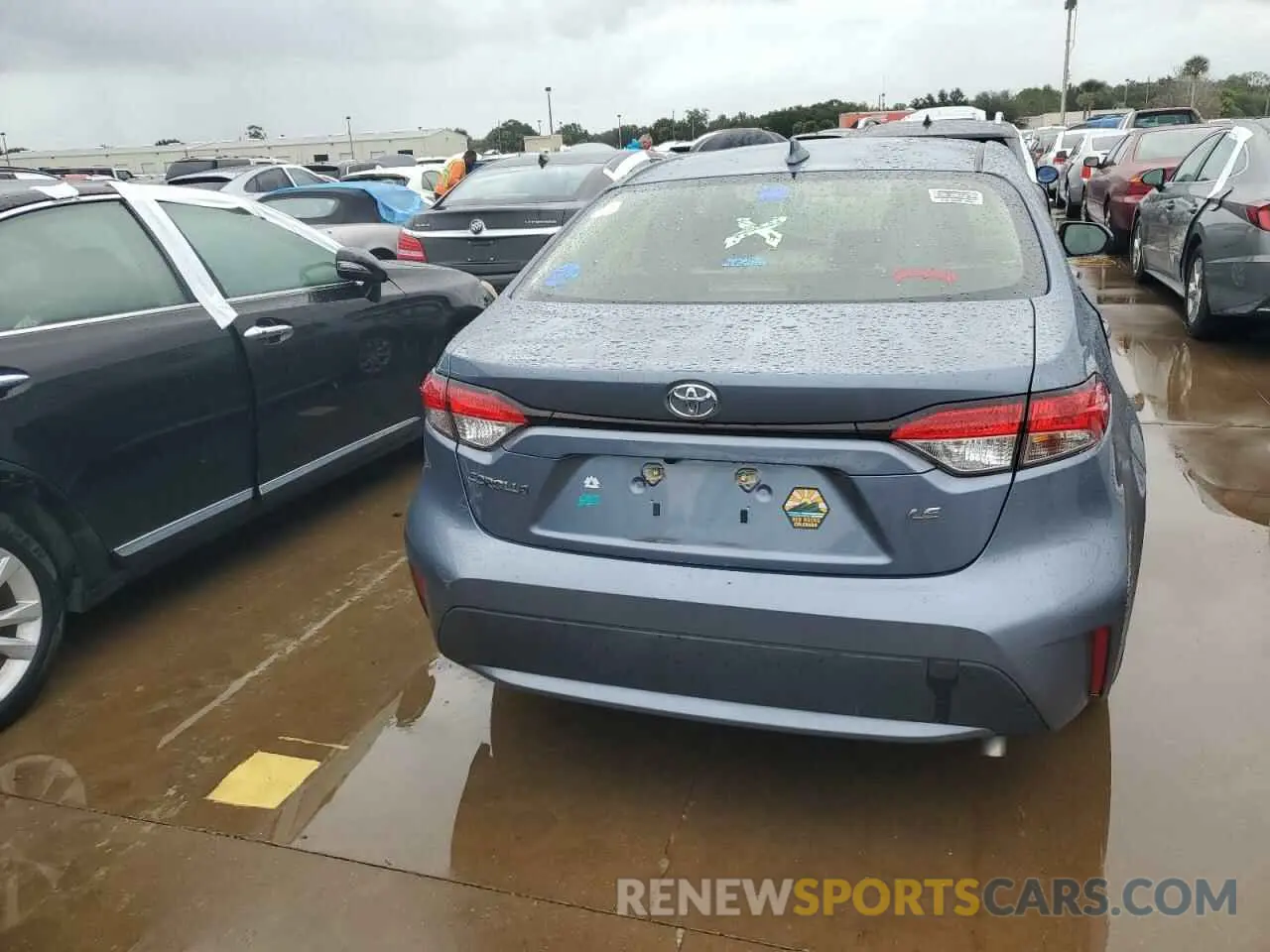 6 fotografías del automóvil dañado JTDEPRAE6LJ056524 TOYOTA COROLLA 2020