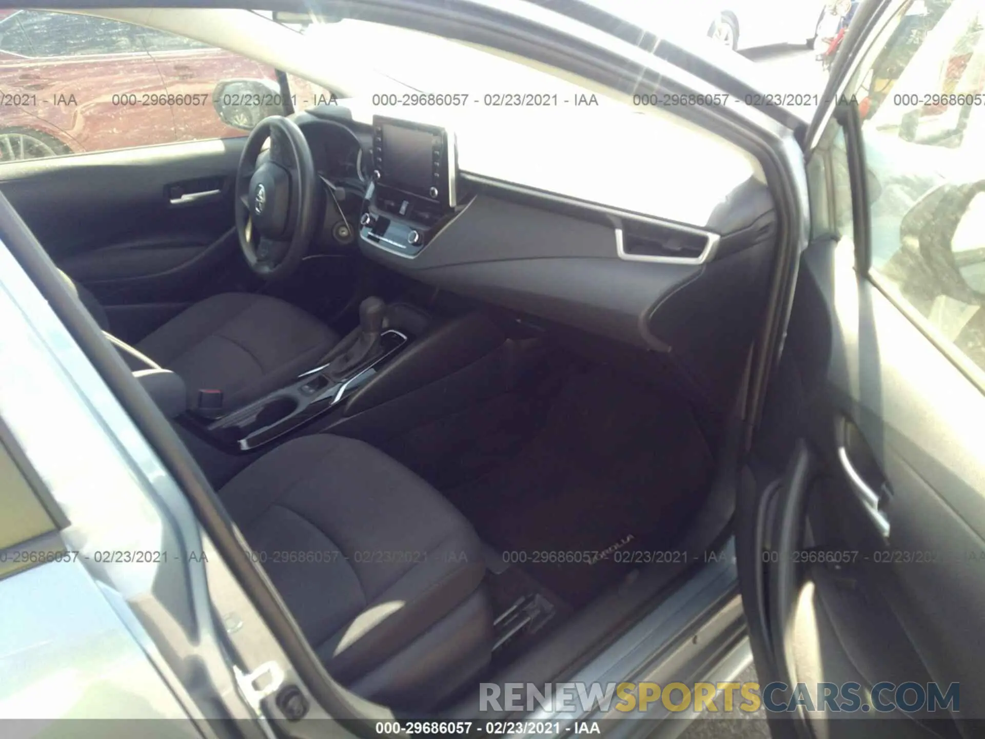5 fotografías del automóvil dañado JTDEPRAE6LJ057706 TOYOTA COROLLA 2020