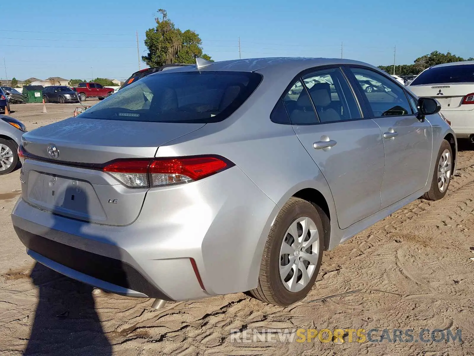 4 fotografías del automóvil dañado JTDEPRAE6LJ059097 TOYOTA COROLLA 2020