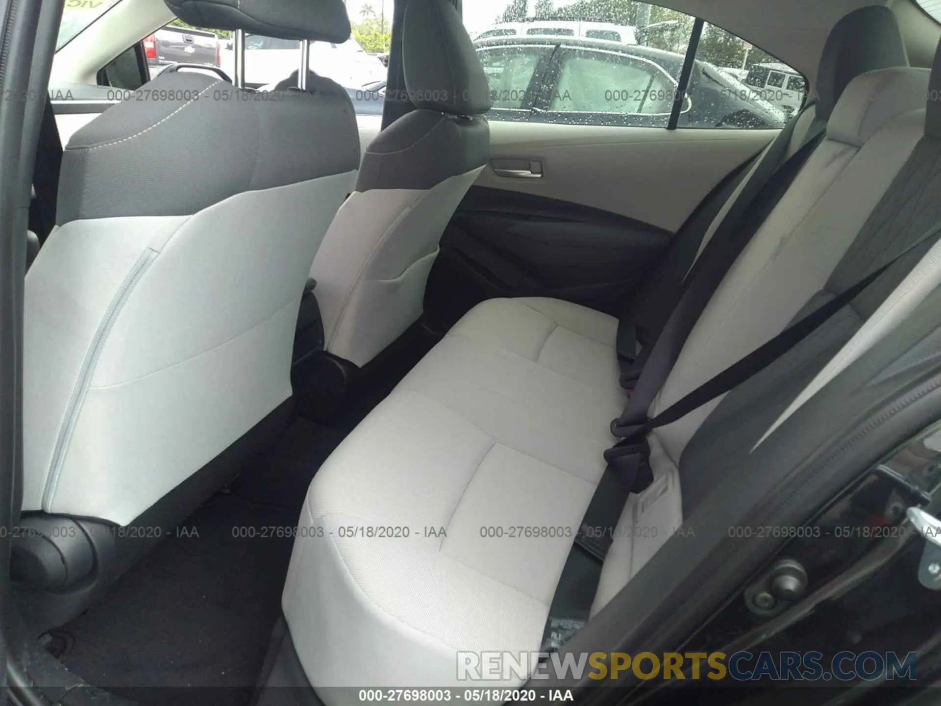 8 fotografías del automóvil dañado JTDEPRAE6LJ061027 TOYOTA COROLLA 2020