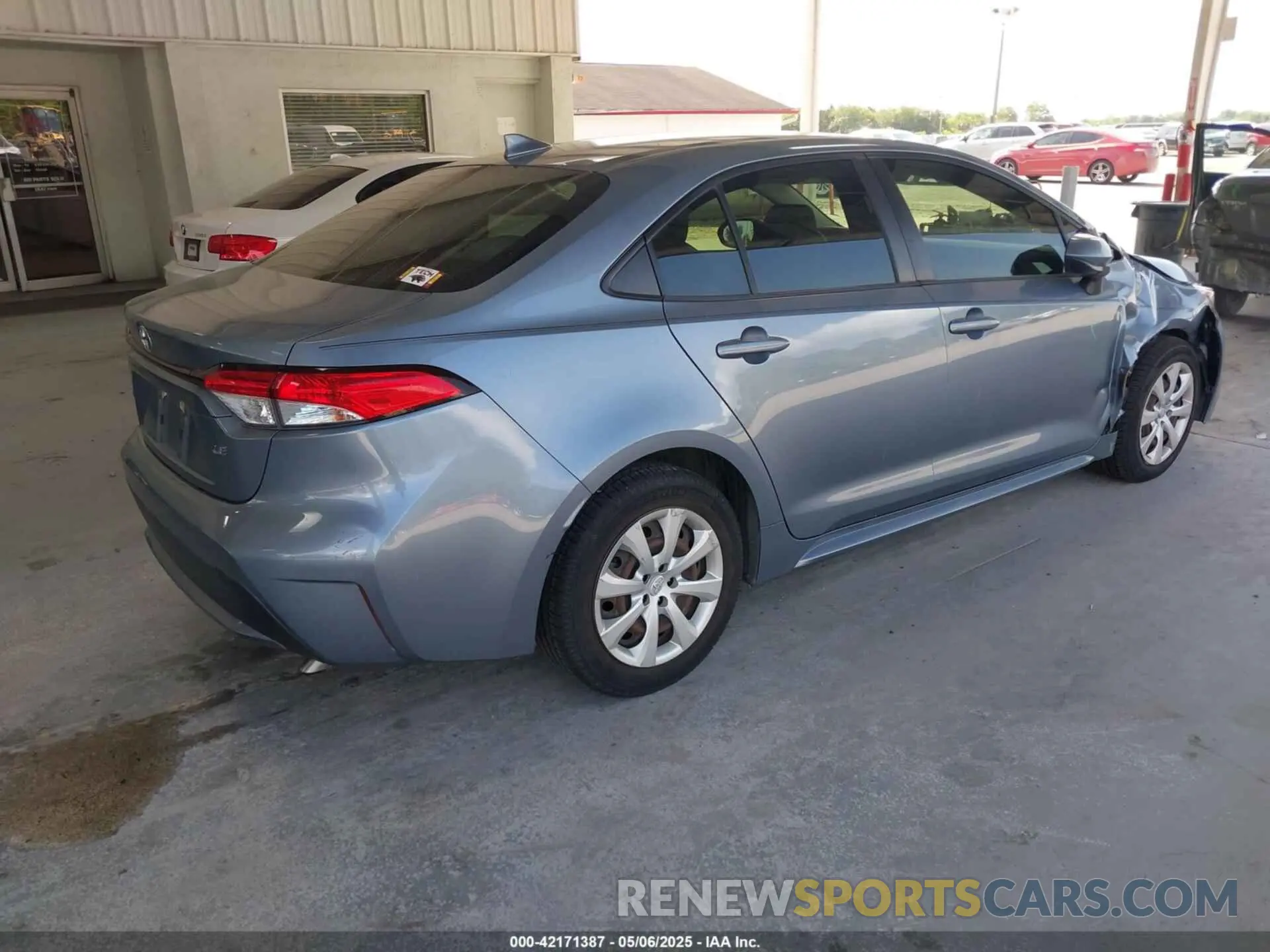 4 fotografías del automóvil dañado JTDEPRAE6LJ065241 TOYOTA COROLLA 2020