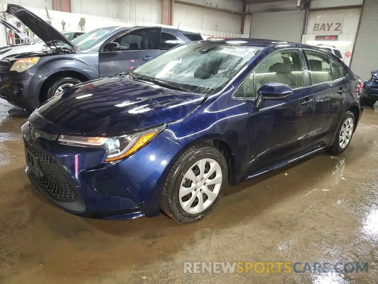 1 fotografías del automóvil dañado JTDEPRAE6LJ065708 TOYOTA COROLLA 2020