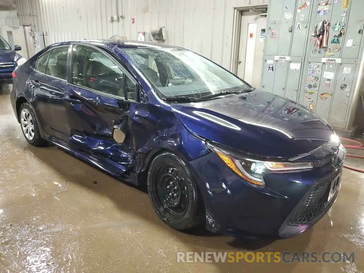4 fotografías del automóvil dañado JTDEPRAE6LJ065708 TOYOTA COROLLA 2020