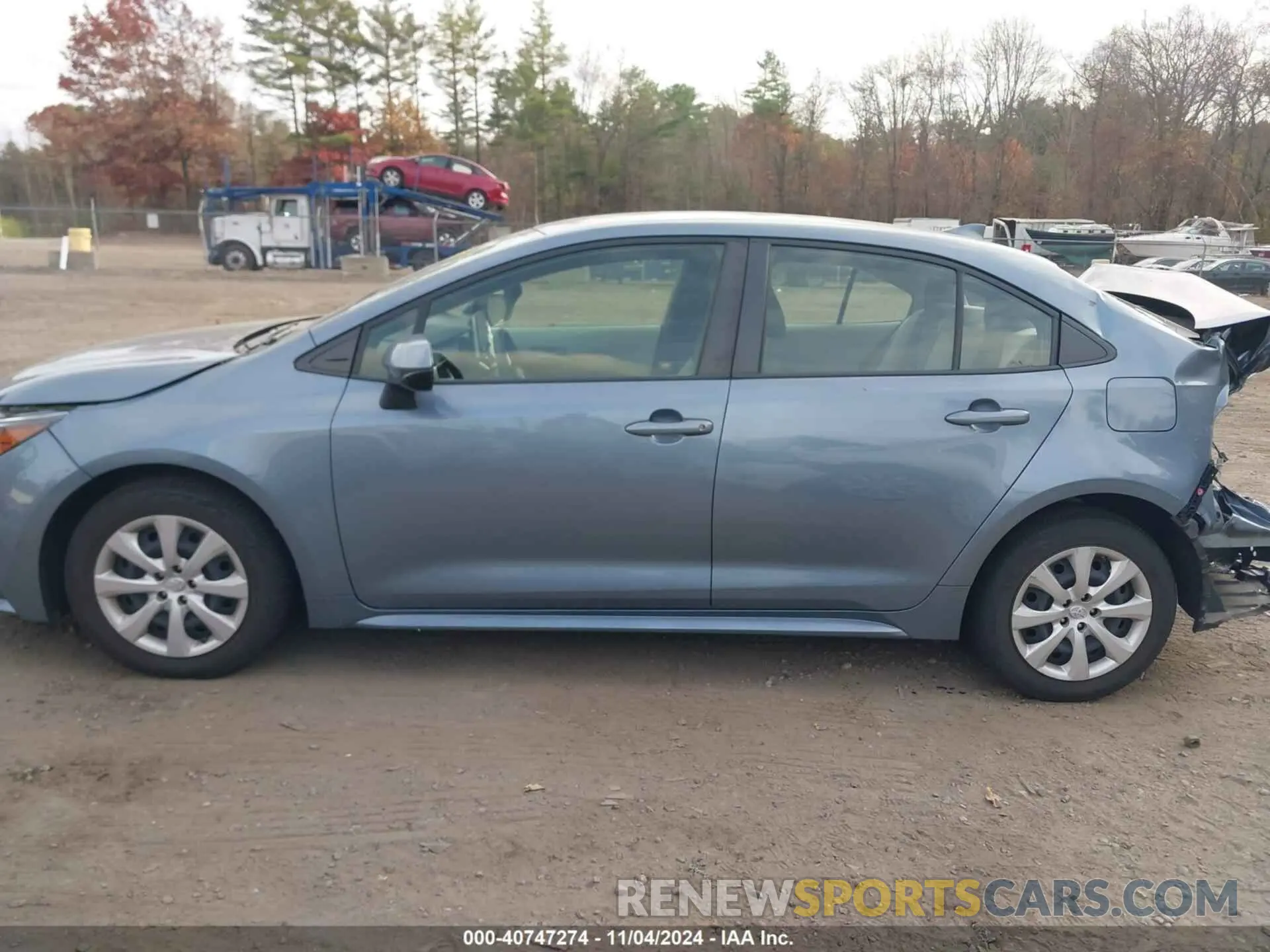 13 fotografías del automóvil dañado JTDEPRAE6LJ066275 TOYOTA COROLLA 2020