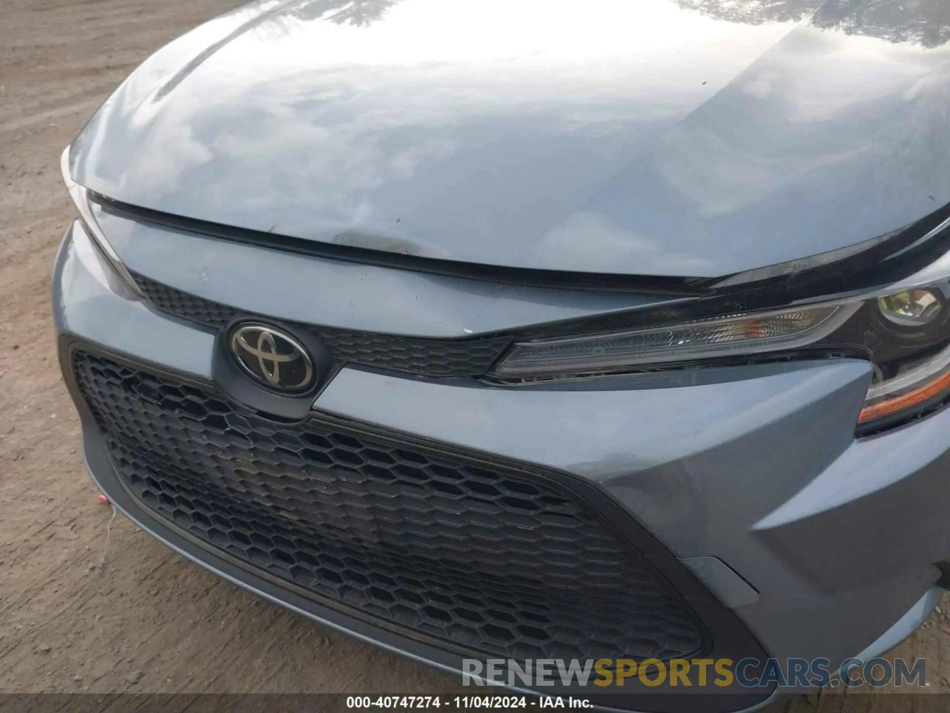 16 fotografías del automóvil dañado JTDEPRAE6LJ066275 TOYOTA COROLLA 2020