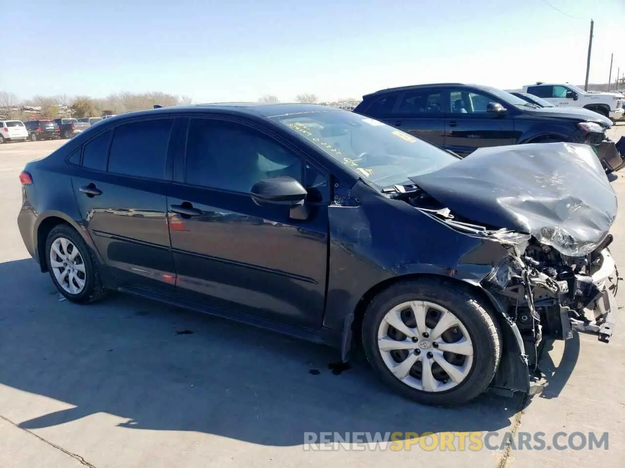 4 fotografías del automóvil dañado JTDEPRAE6LJ066857 TOYOTA COROLLA 2020