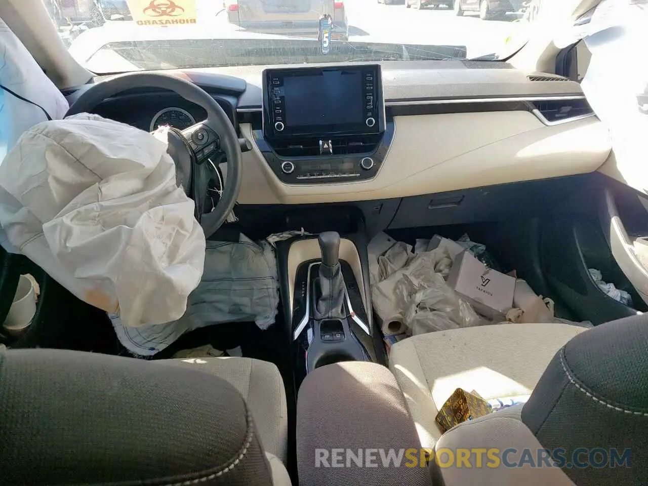 8 fotografías del automóvil dañado JTDEPRAE6LJ066857 TOYOTA COROLLA 2020