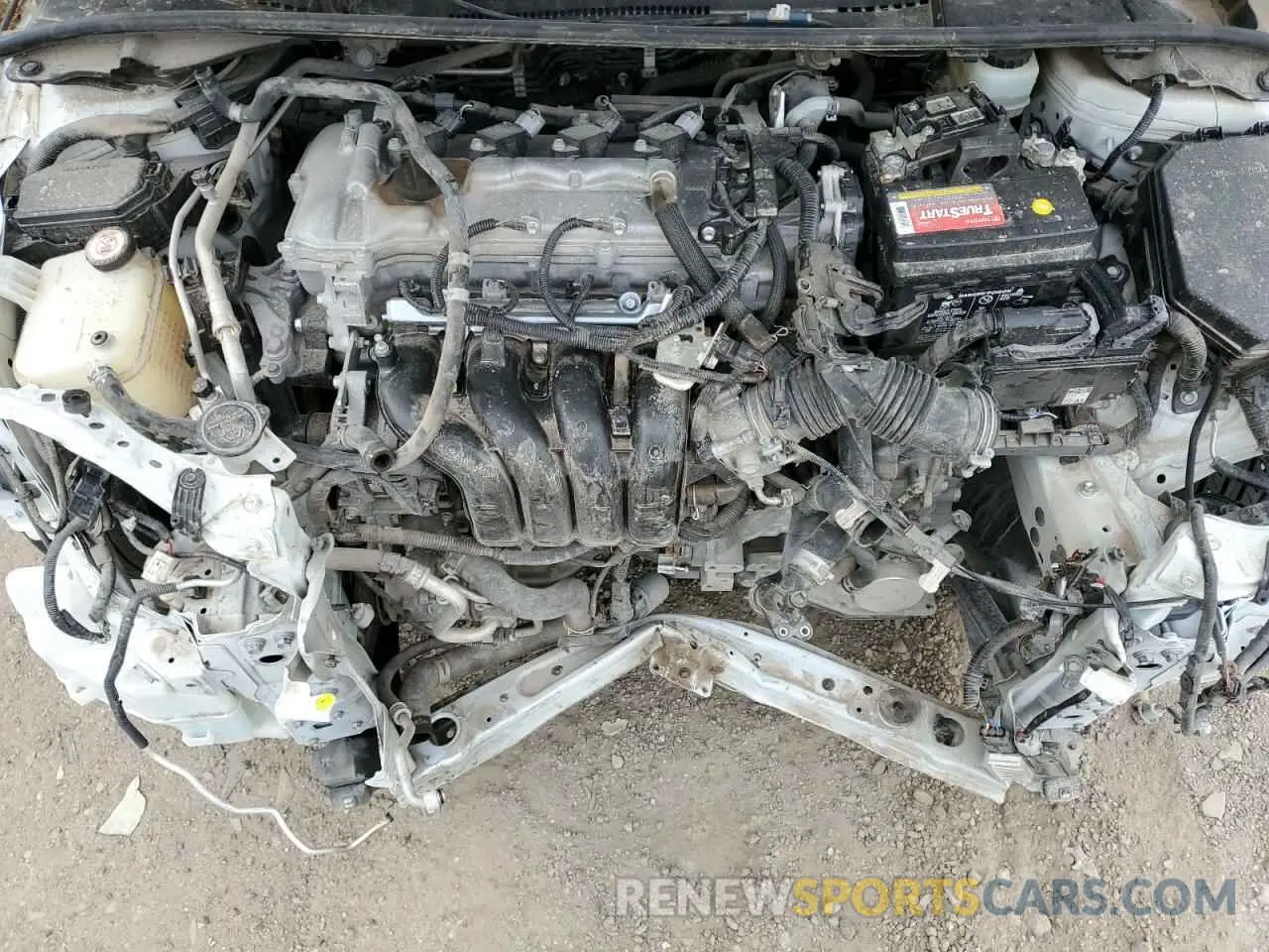 11 fotografías del automóvil dañado JTDEPRAE6LJ078720 TOYOTA COROLLA 2020