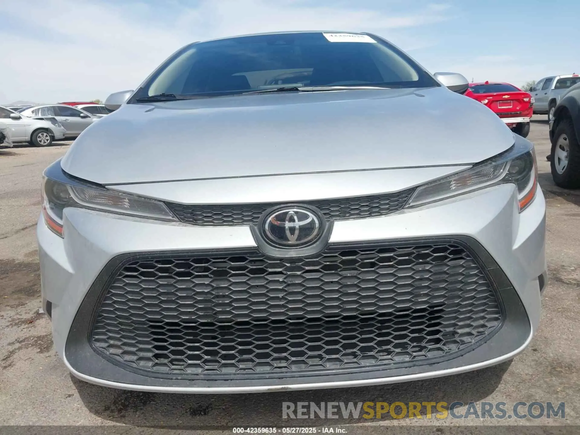 12 fotografías del automóvil dañado JTDEPRAE6LJ079009 TOYOTA COROLLA 2020