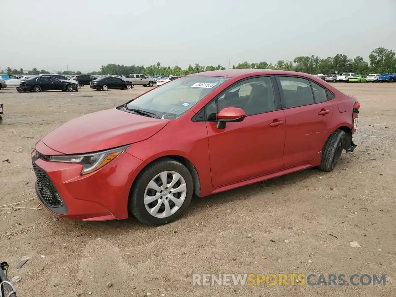 1 fotografías del automóvil dañado JTDEPRAE6LJ079205 TOYOTA COROLLA 2020