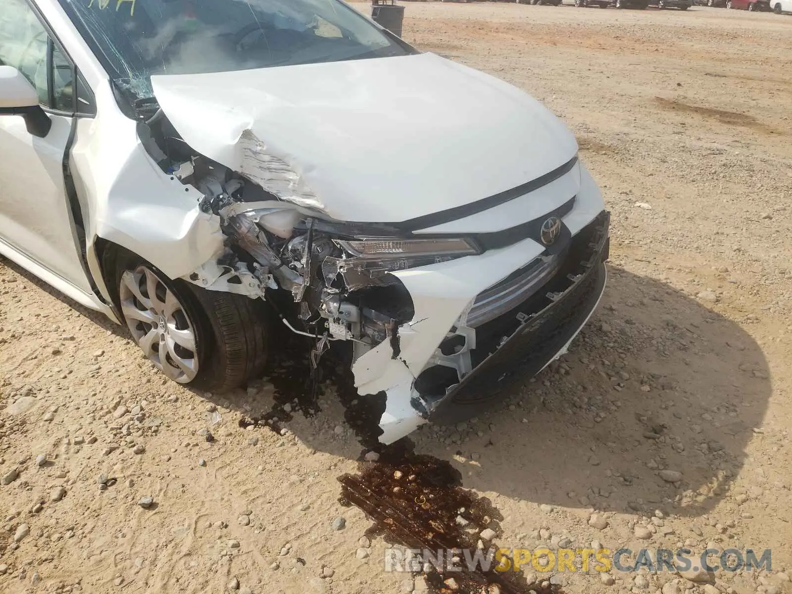 9 fotografías del automóvil dañado JTDEPRAE6LJ080256 TOYOTA COROLLA 2020