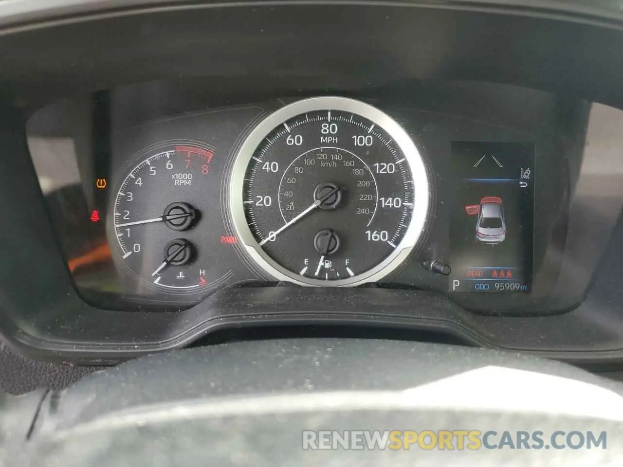 9 fotografías del automóvil dañado JTDEPRAE6LJ080838 TOYOTA COROLLA 2020