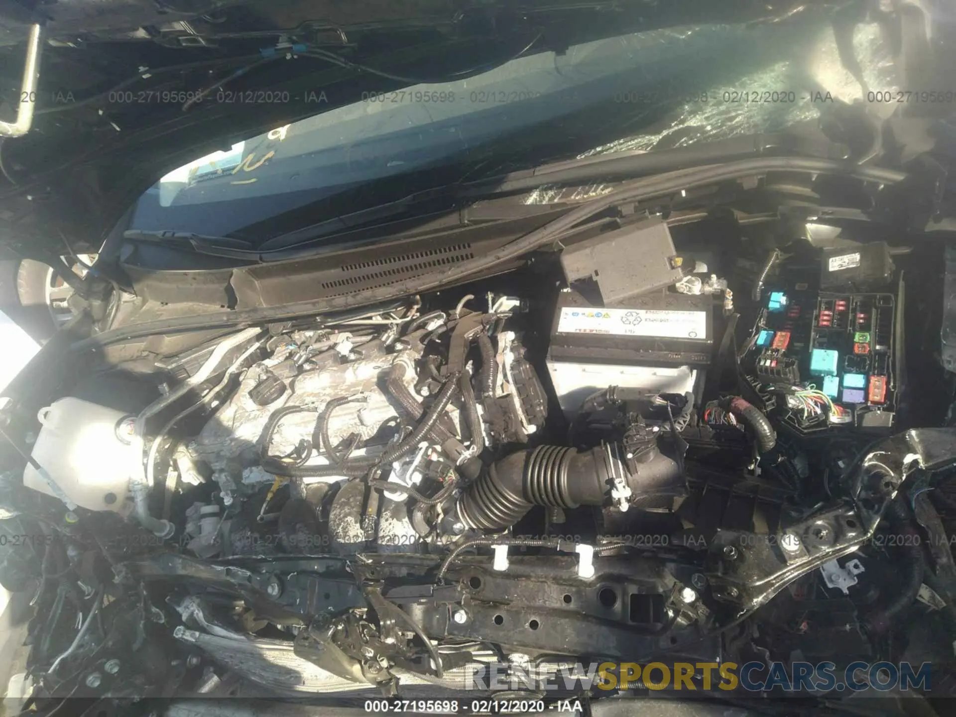 10 fotografías del automóvil dañado JTDEPRAE6LJ081374 TOYOTA COROLLA 2020