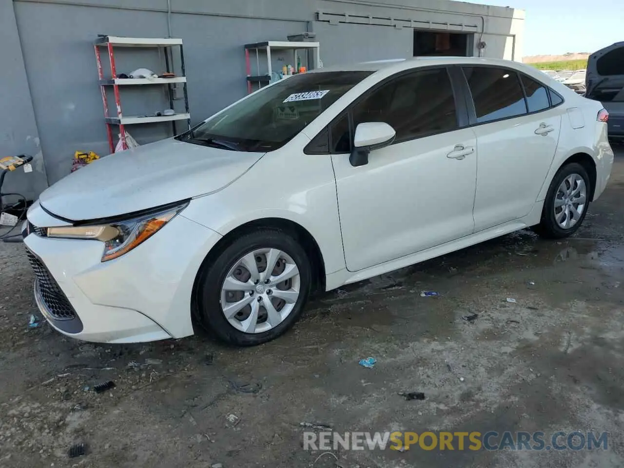 1 fotografías del automóvil dañado JTDEPRAE6LJ084825 TOYOTA COROLLA 2020