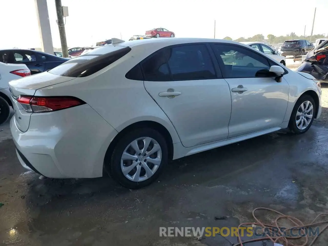 3 fotografías del automóvil dañado JTDEPRAE6LJ084825 TOYOTA COROLLA 2020