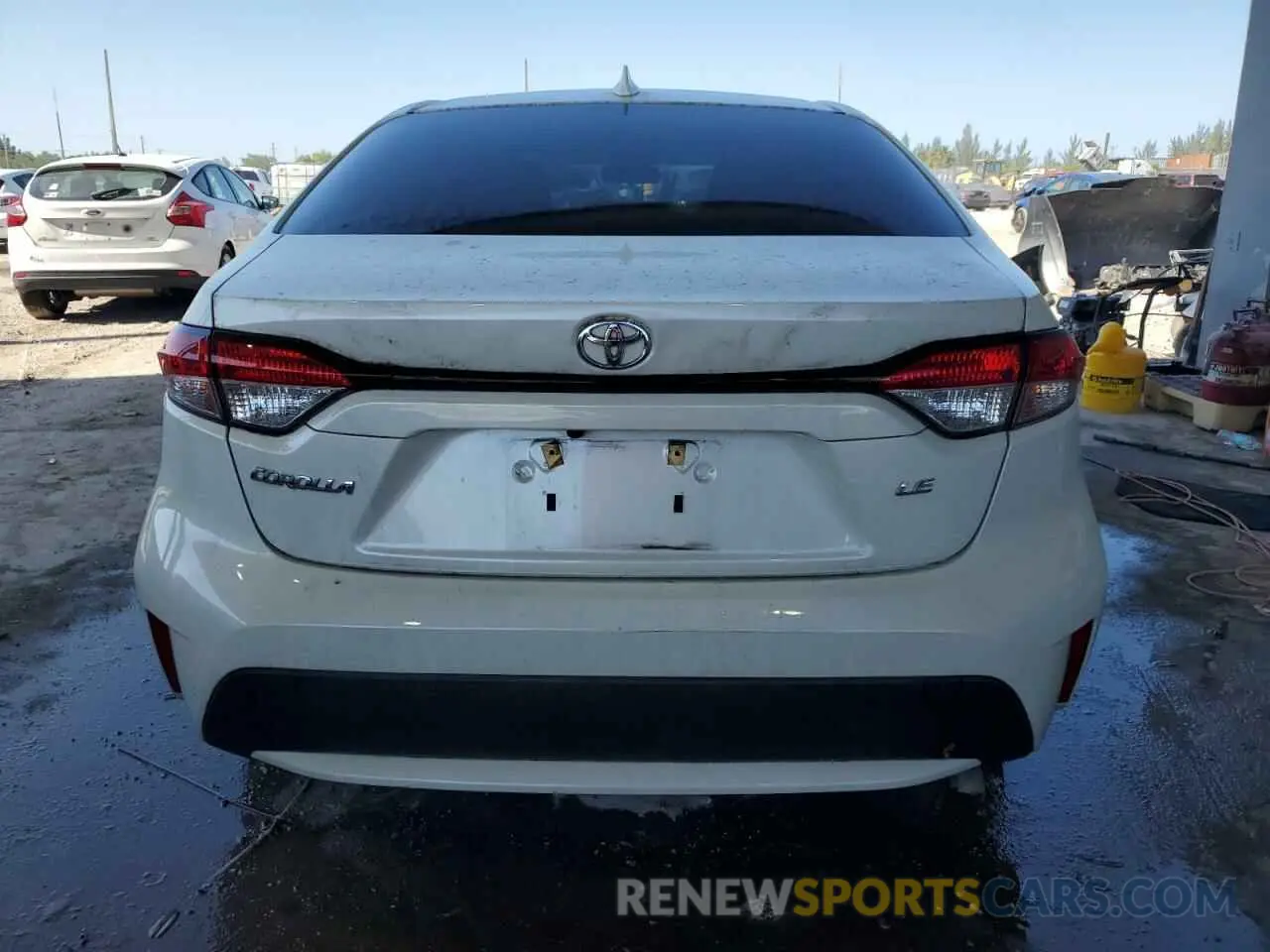 6 fotografías del automóvil dañado JTDEPRAE6LJ084825 TOYOTA COROLLA 2020