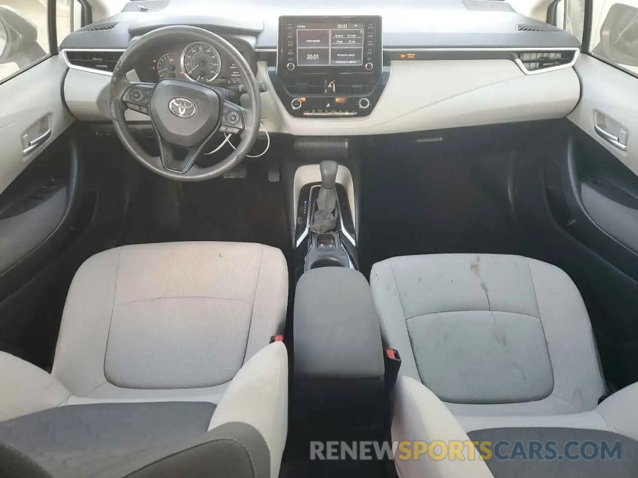 8 fotografías del automóvil dañado JTDEPRAE6LJ084825 TOYOTA COROLLA 2020