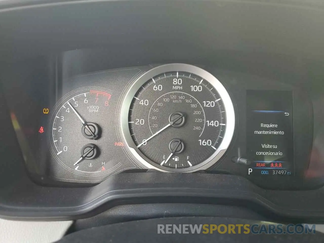 9 fotografías del automóvil dañado JTDEPRAE6LJ084825 TOYOTA COROLLA 2020