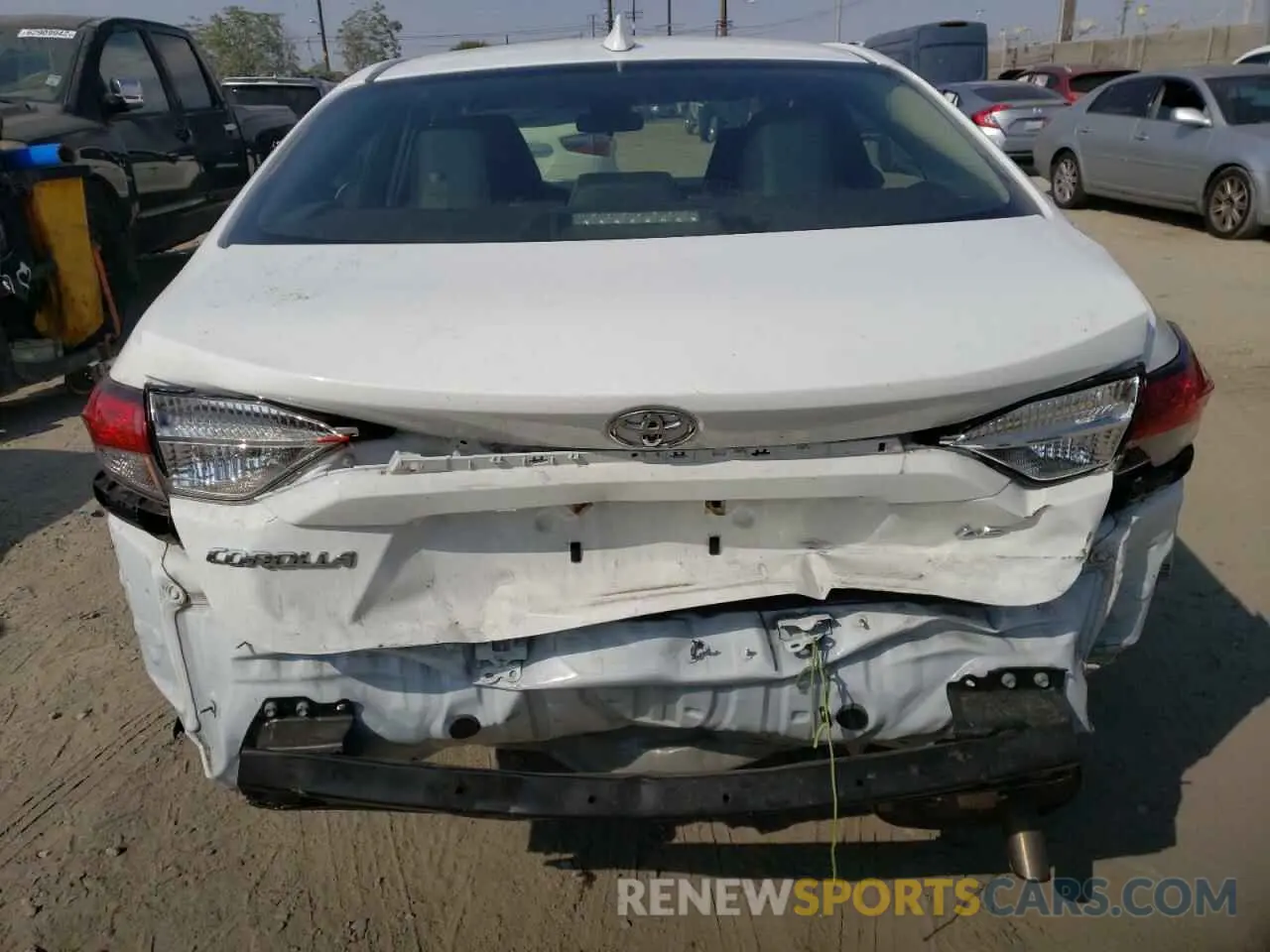 6 fotografías del automóvil dañado JTDEPRAE6LJ087448 TOYOTA COROLLA 2020