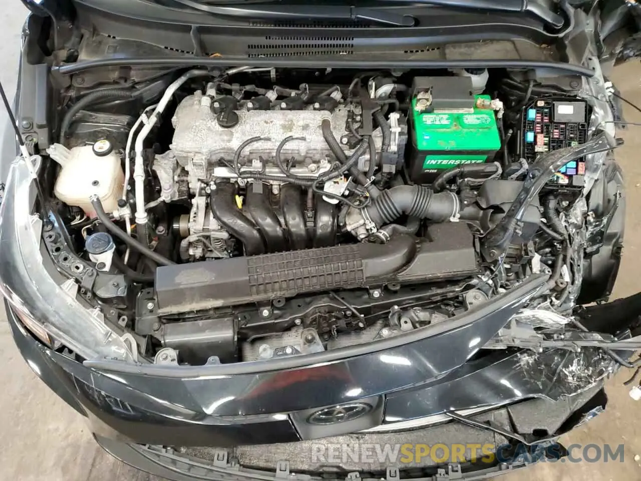 11 fotografías del automóvil dañado JTDEPRAE6LJ090690 TOYOTA COROLLA 2020