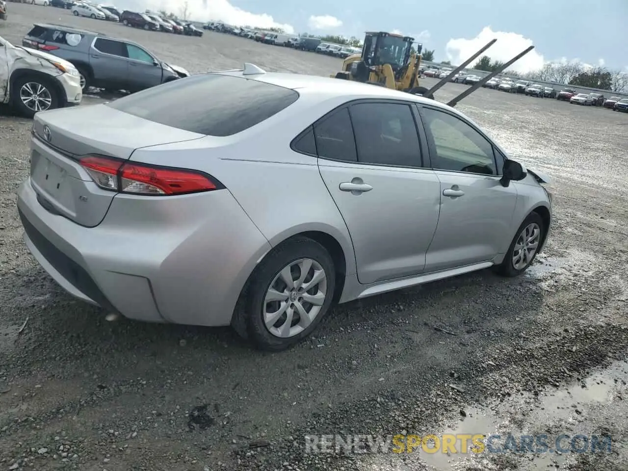 3 fotografías del automóvil dañado JTDEPRAE6LJ092391 TOYOTA COROLLA 2020