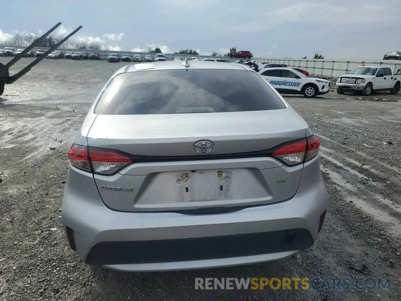 6 fotografías del automóvil dañado JTDEPRAE6LJ092391 TOYOTA COROLLA 2020