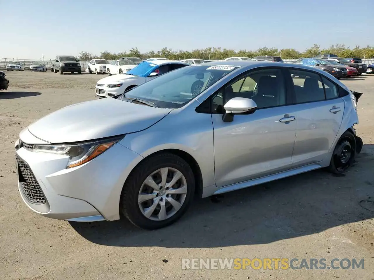 1 fotografías del automóvil dañado JTDEPRAE6LJ094271 TOYOTA COROLLA 2020