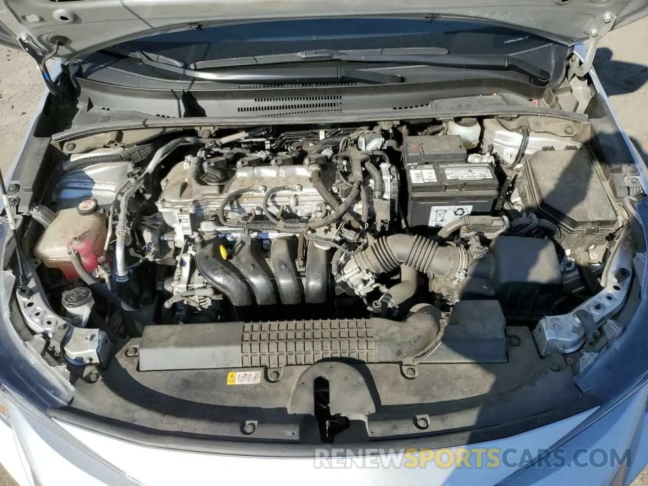 11 fotografías del automóvil dañado JTDEPRAE6LJ094271 TOYOTA COROLLA 2020