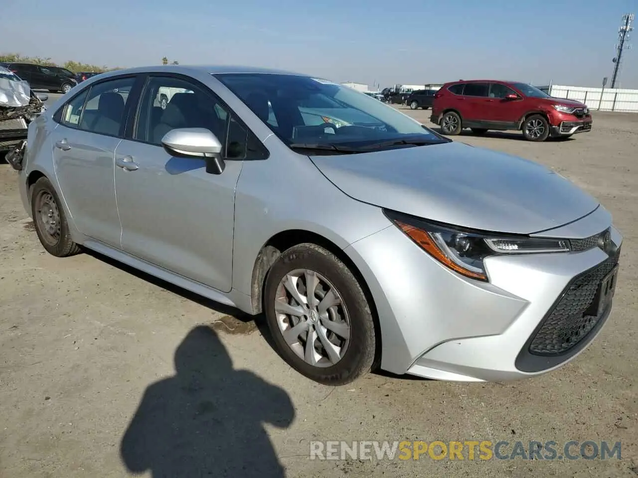4 fotografías del automóvil dañado JTDEPRAE6LJ094271 TOYOTA COROLLA 2020