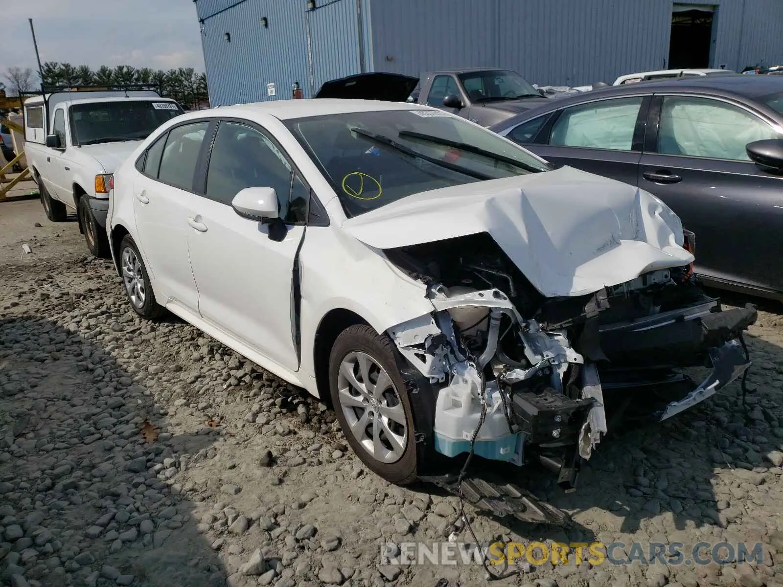 1 fotografías del automóvil dañado JTDEPRAE6LJ095968 TOYOTA COROLLA 2020