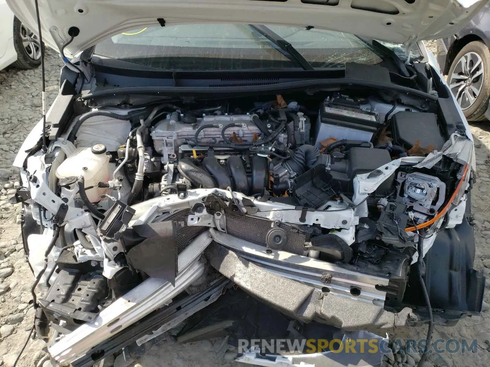 7 fotografías del automóvil dañado JTDEPRAE6LJ095968 TOYOTA COROLLA 2020