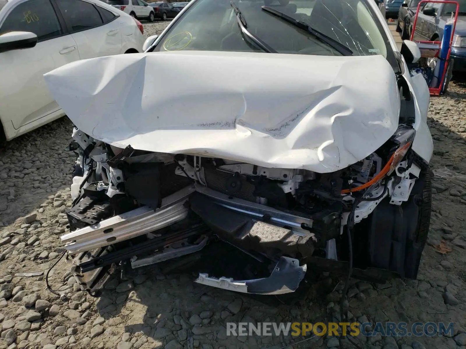 9 fotografías del automóvil dañado JTDEPRAE6LJ095968 TOYOTA COROLLA 2020