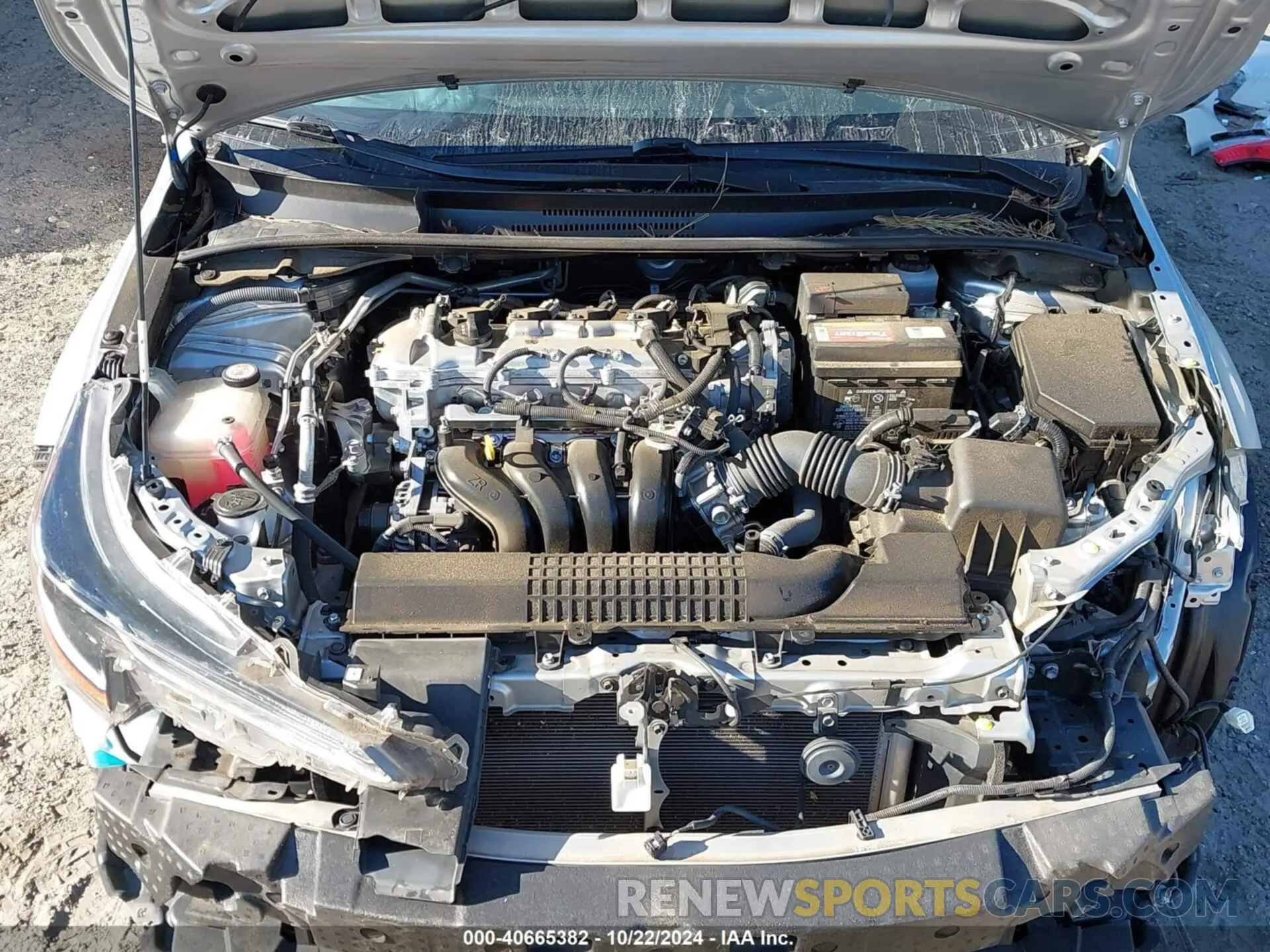 10 fotografías del automóvil dañado JTDEPRAE6LJ098398 TOYOTA COROLLA 2020
