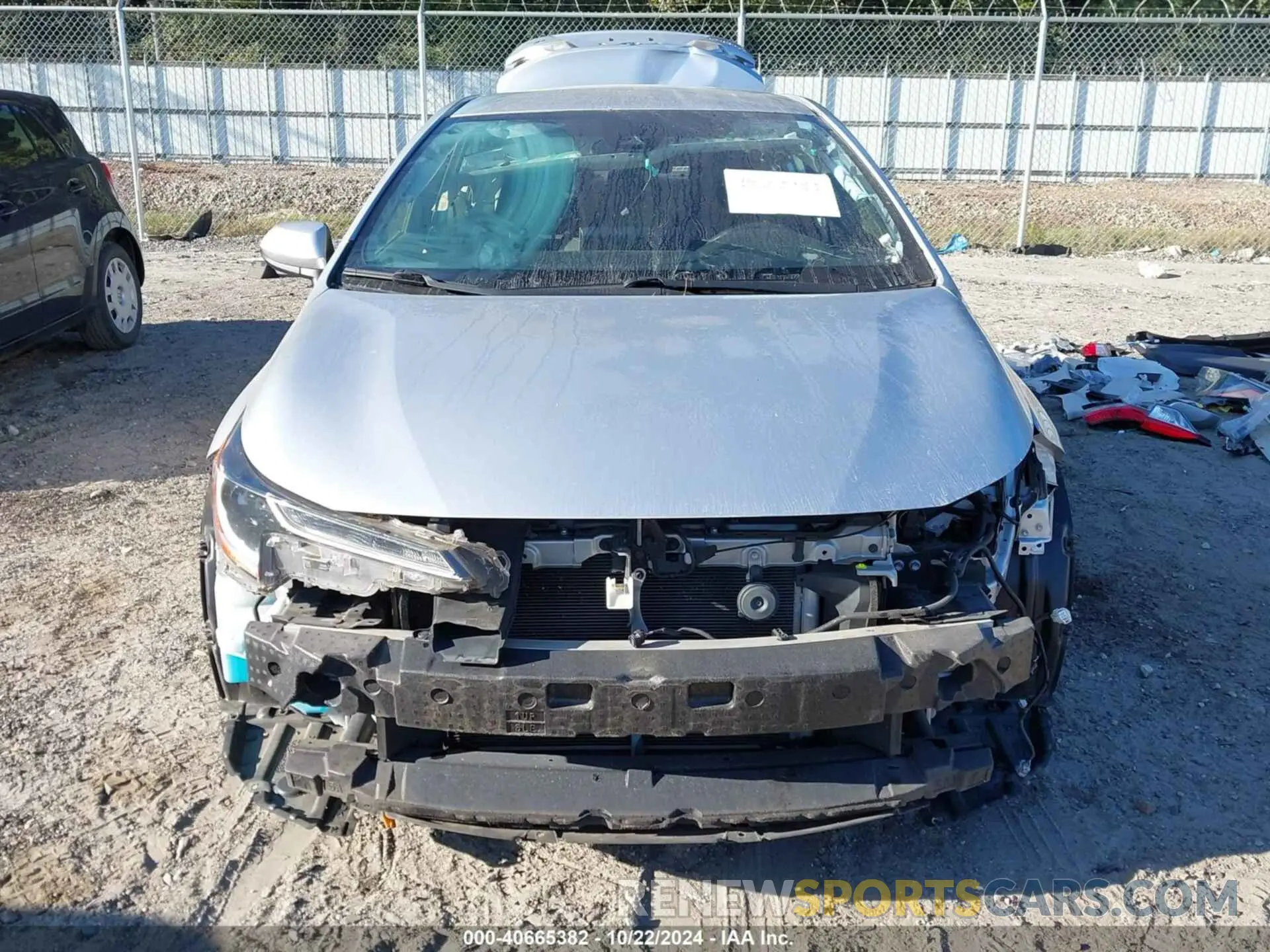 13 fotografías del automóvil dañado JTDEPRAE6LJ098398 TOYOTA COROLLA 2020