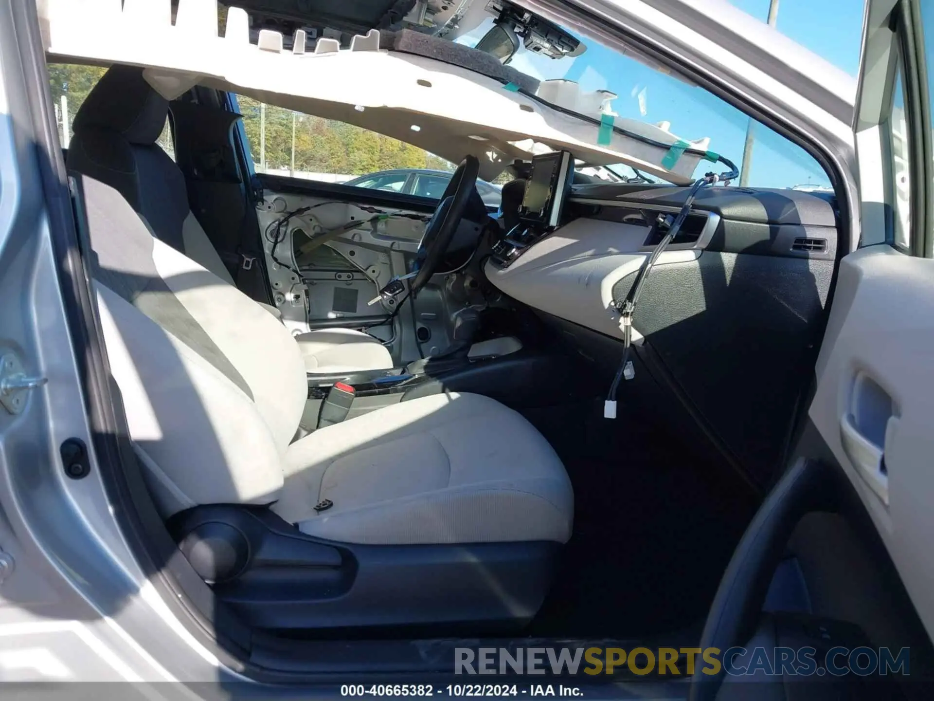 5 fotografías del automóvil dañado JTDEPRAE6LJ098398 TOYOTA COROLLA 2020