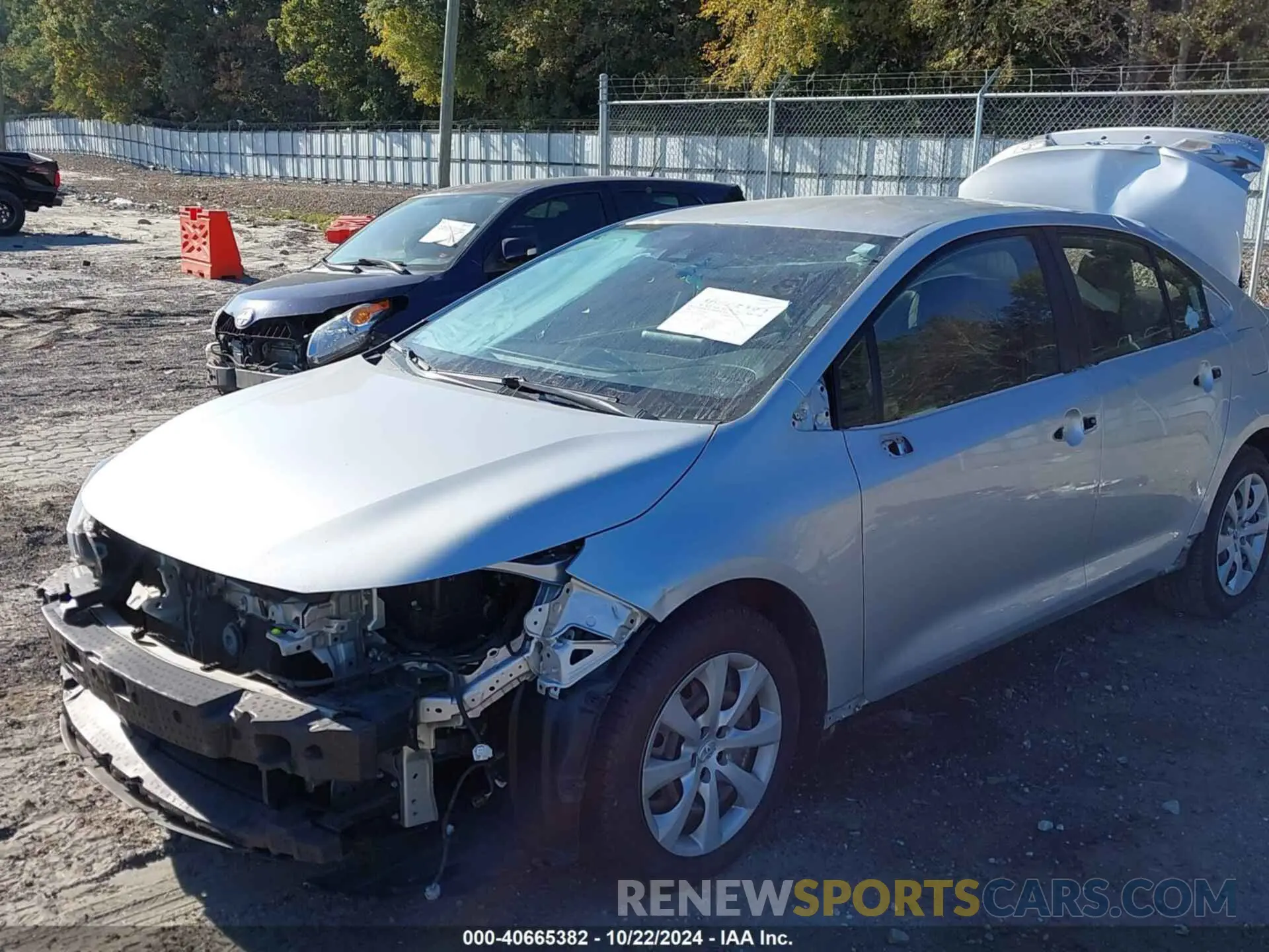 6 fotografías del automóvil dañado JTDEPRAE6LJ098398 TOYOTA COROLLA 2020
