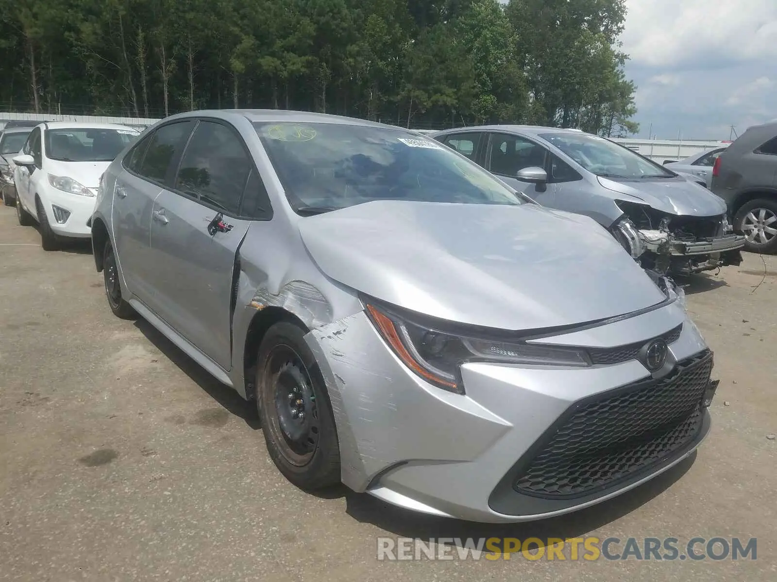 1 fotografías del automóvil dañado JTDEPRAE6LJ098773 TOYOTA COROLLA 2020