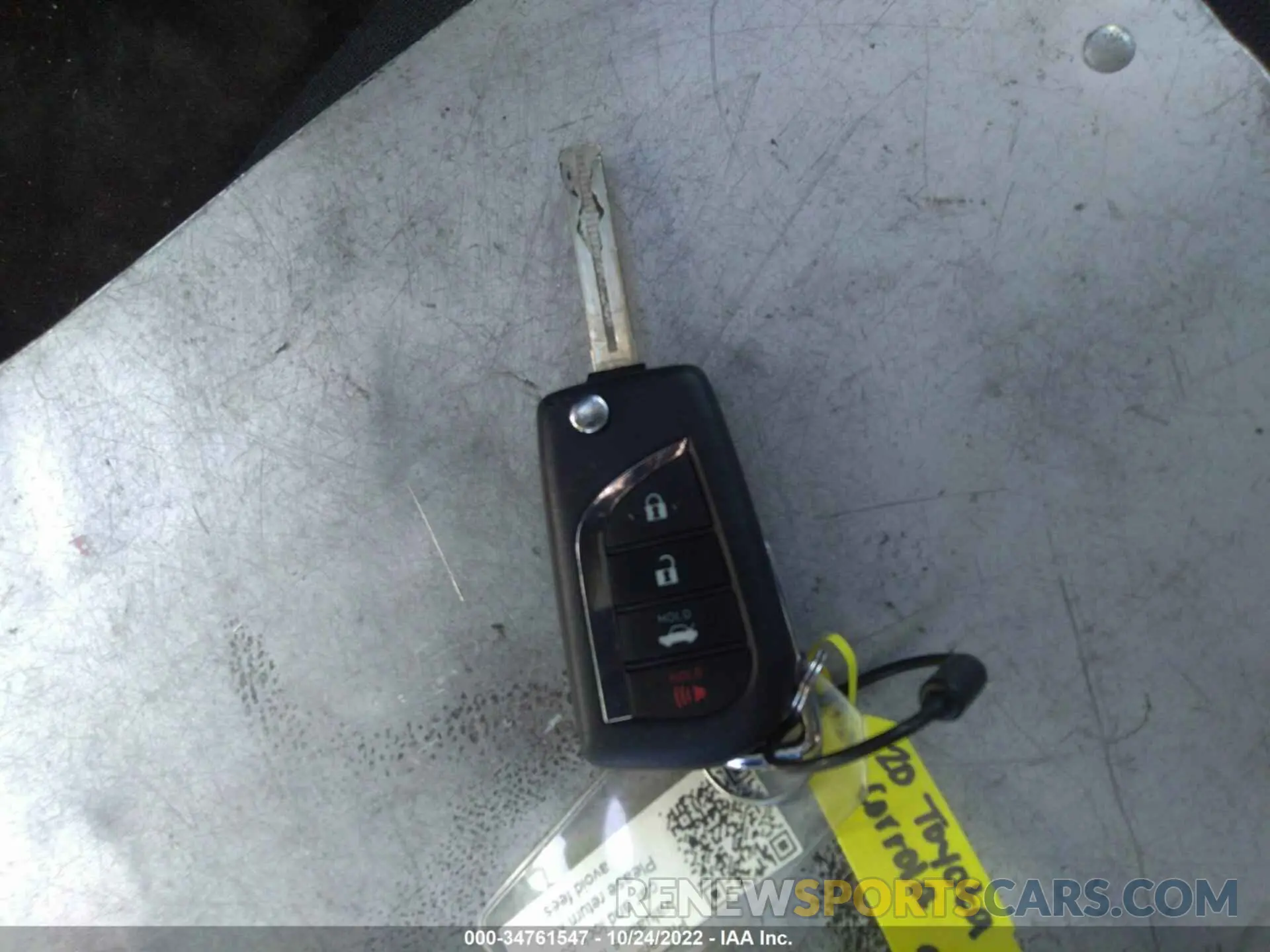 11 fotografías del automóvil dañado JTDEPRAE6LJ099342 TOYOTA COROLLA 2020