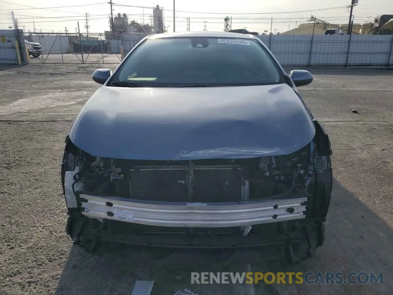 5 fotografías del automóvil dañado JTDEPRAE6LJ100179 TOYOTA COROLLA 2020