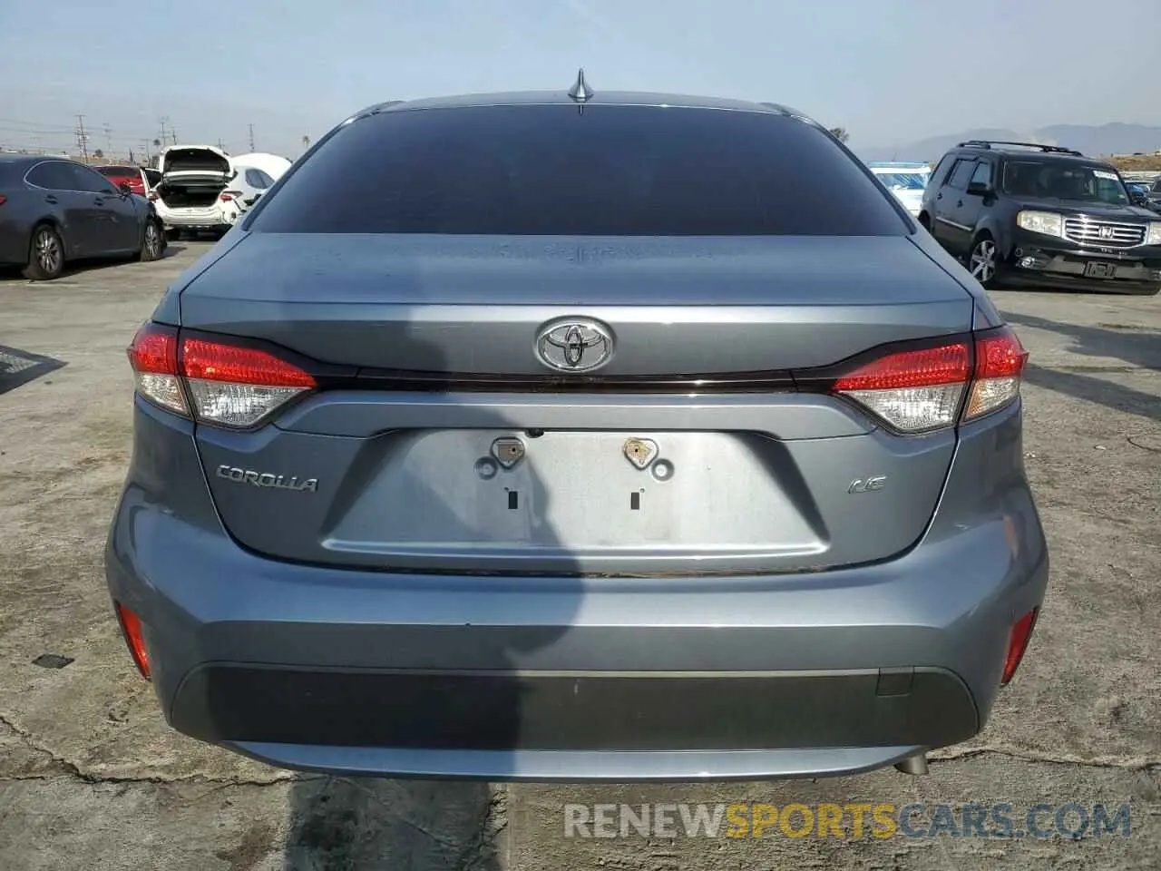 6 fotografías del automóvil dañado JTDEPRAE6LJ100179 TOYOTA COROLLA 2020