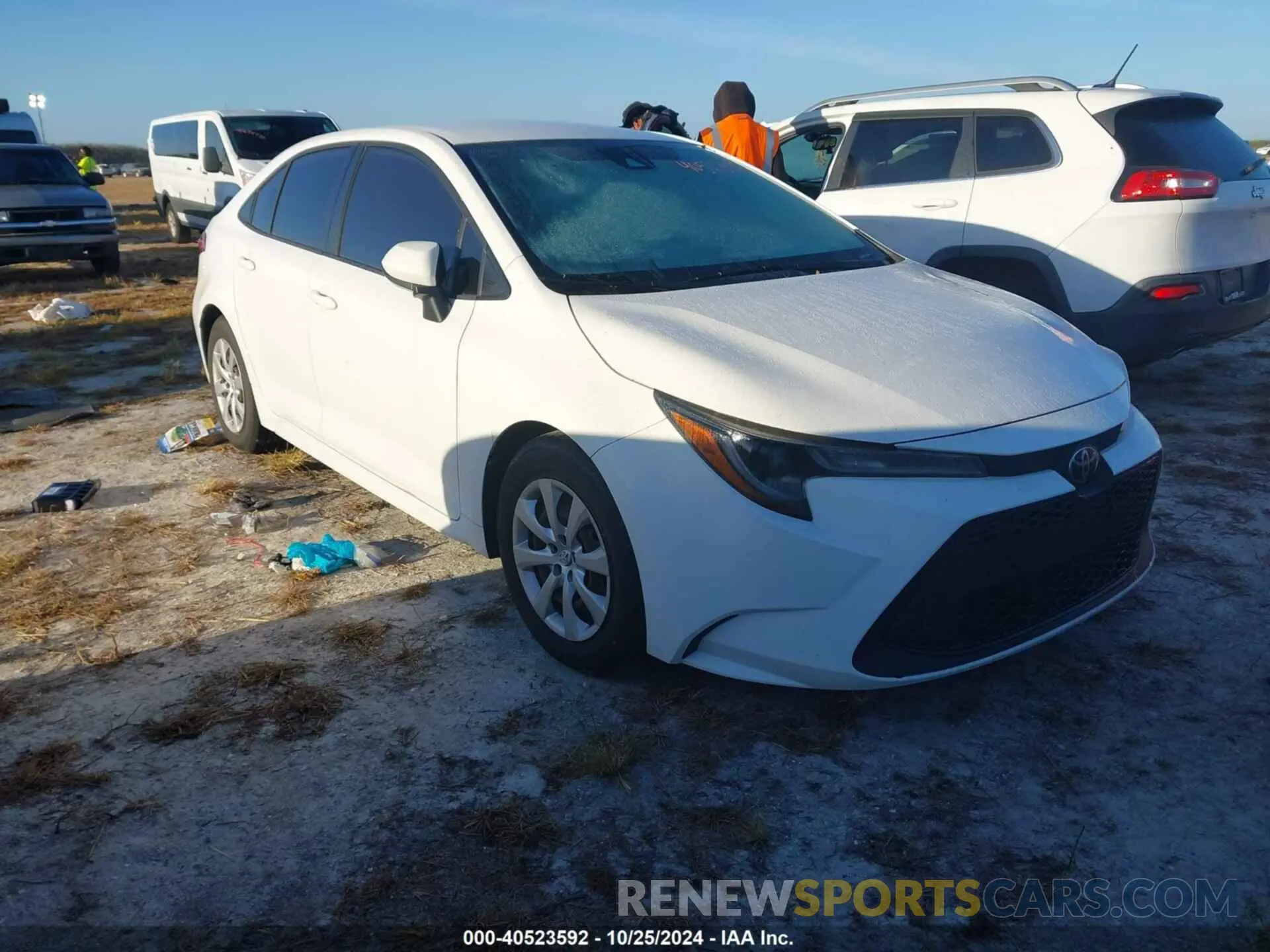 1 fotografías del automóvil dañado JTDEPRAE6LJ100215 TOYOTA COROLLA 2020