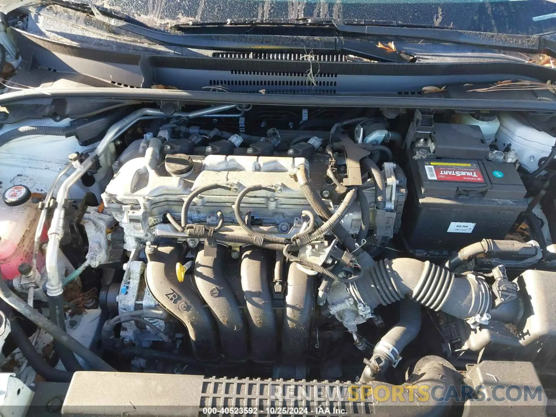 10 fotografías del automóvil dañado JTDEPRAE6LJ100215 TOYOTA COROLLA 2020