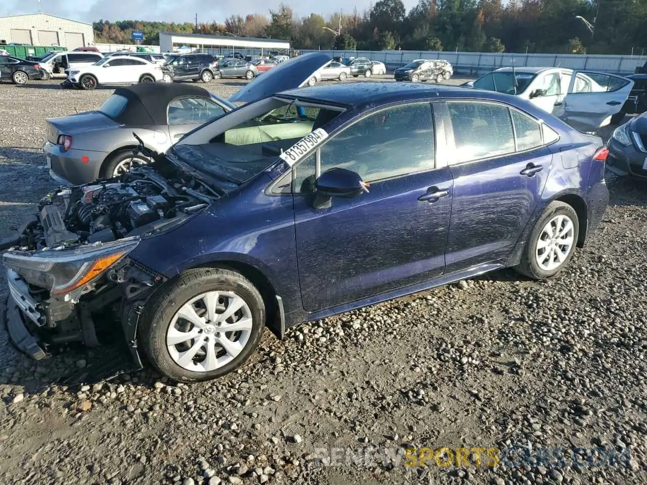 1 fotografías del automóvil dañado JTDEPRAE6LJ113823 TOYOTA COROLLA 2020